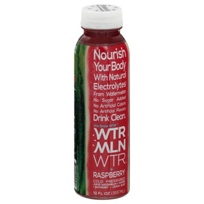 Wtrmln Wtr Raspberry Cold Pressed Watermelon Juice - 12 OZ