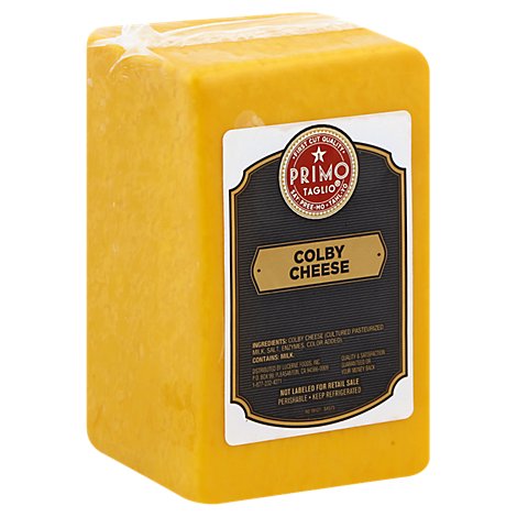 Primo Taglio Cheese Colby Loaf - 2.5 Lb