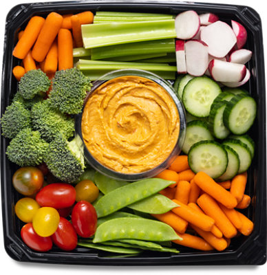 Vegetable & Hummus Tray - Each - Image 1