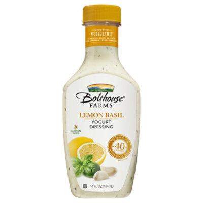 Bolthouse Farms Dressing Lemon Basil Yogurt 14oz - 14 Fl. Oz.