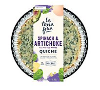 La Terra Fina Spinach And Artichoke Quiche - 23 Oz