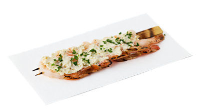 Lemon Garlic Grilled Shrimp Skewer Cold - Each - Image 1