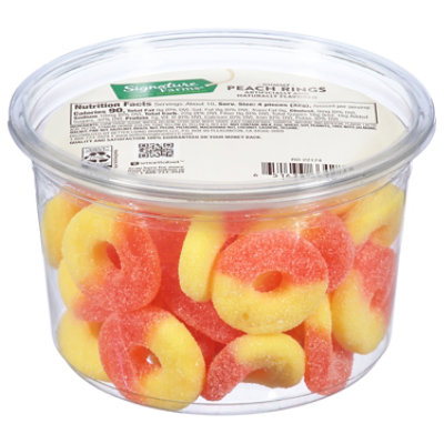 Gummy Peach Rings - 11 OZ - Image 3