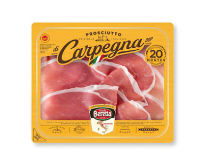 Fratelli Beretta Imported 20 Months Aged Carpegna Prosciutto - 3 OZ - Image 1