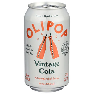 Olipop Vintage Cola Sparkling Tonic - 12 Fl. Oz.
