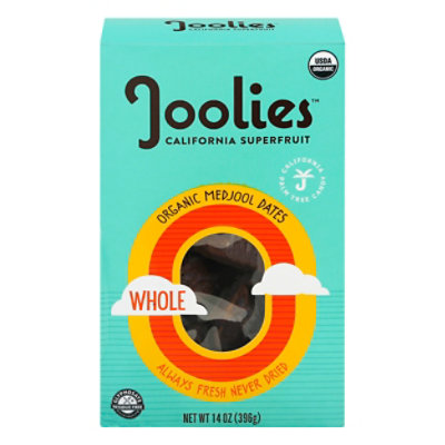 Joolies Dates Medjool Whole Organic - 14 OZ