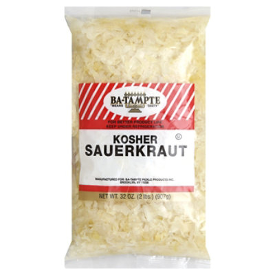 Ba-Tampte Kosher Sauerkraut - 32 Oz - Image 1