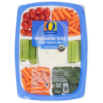O Organics Veggie Tray W/dip - 36 OZ