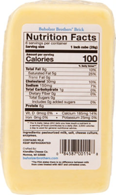 Buholzer Brothers Brick Cheese - 8 OZ - Image 6