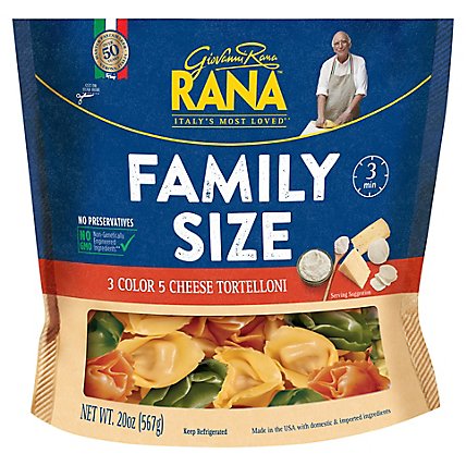 Rana Five Cheese Tricolor Tortelloni - 20 OZ - Image 1