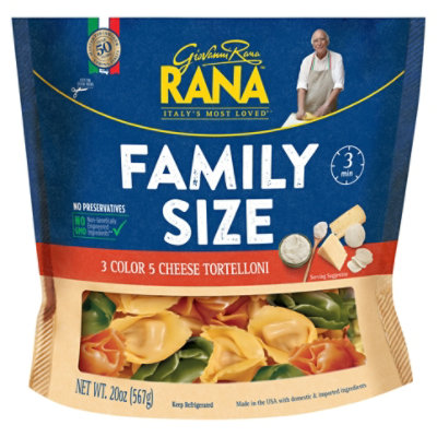 Rana Five Cheese Tricolor Tortelloni - 20 OZ