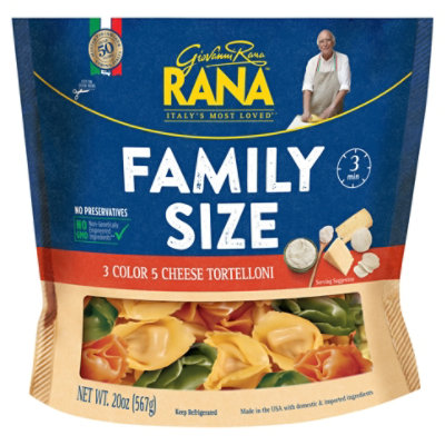 Rana Five Cheese Tricolor Tortelloni - 20 OZ - Image 1