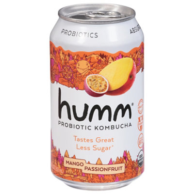 Humm Mango Passionfruit Kombucha - 4-12 Fl. Oz. - Image 1