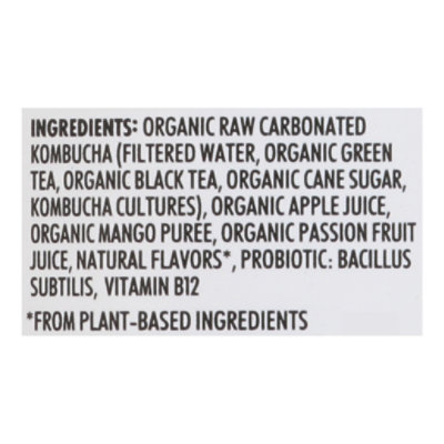 Humm Mango Passionfruit Kombucha - 4-12 Fl. Oz. - Image 4