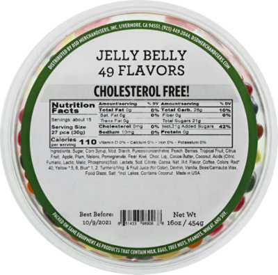 Jelly Belly Beans 49 Flavors - 16 Oz - Image 2