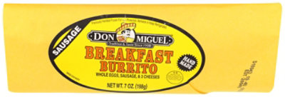 Don Miguel Sausage Egg Cheese Breakfast Burrito - 7 OZ - Image 1