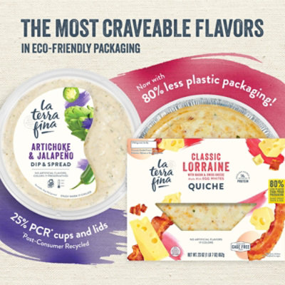 La Terra Fina Classic Lorraine Quiche - 23 Oz - Image 5