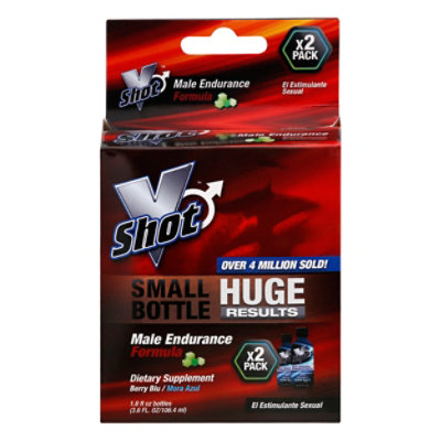 Vshot Male Endurance Formula Berry Blu - 2-1.8 FZ - Image 3