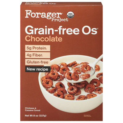 Forager Project Organic Chocolate Cereal - 8 OZ