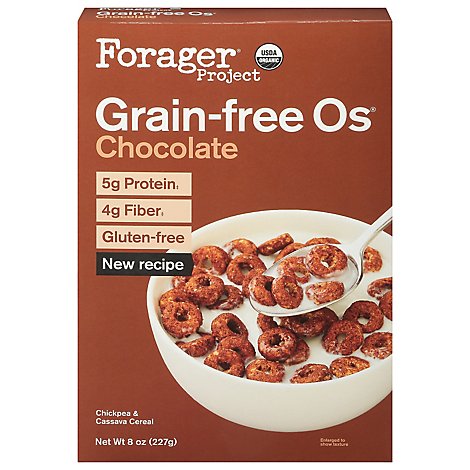 Forager Project Organic Chocolate Cereal - 8 OZ