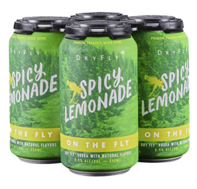 Dry Fly On The Fly Spicy Lemonade 4pk Can - 4-12 FZ - Image 1