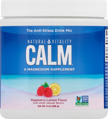 Natural Vitality Calm Nat Rspbry Lemon - 8 OZ - Image 2