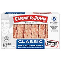 Farmer John Classic Pork Sausage Links - 8 Oz - Image 2