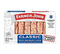 Farmer John Classic Pork Sausage Links - 8 Oz