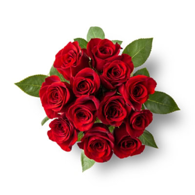 Overjoyed Boutique Dozen Red Rose Bunch W/P - Each - Image 1