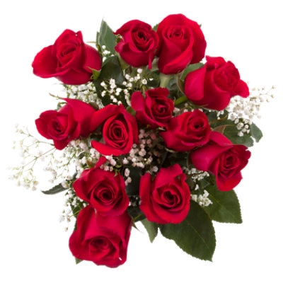 Dozen Red Rose Bouquet - Each - Image 1