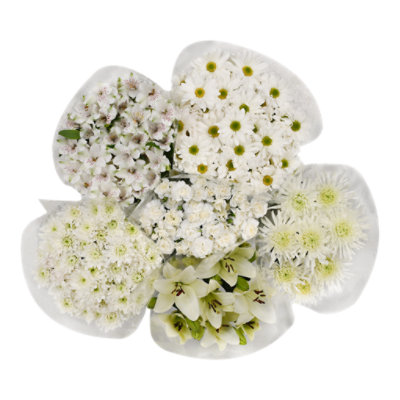 Designer White Bunch - Each - Image 1