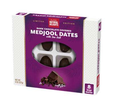 Bard Valley Dark Chocolate Covered Medjool Dates - 8 OZ