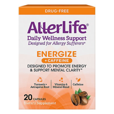 Allerlife Energize Capsules - 20 CT