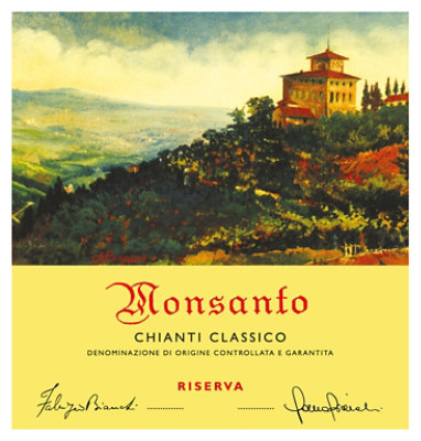 Monsanto Chianti Classico Riserva Red Wine Bottle - 750 Ml - Image 2