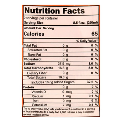 L Jasmine Wht Peach Blk Tea - 16.9 OZ - Image 4