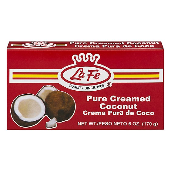 La Fe Creamed Coconut - 6 OZ