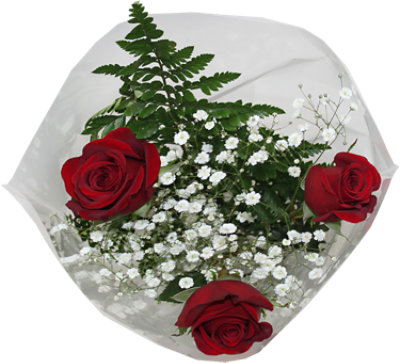 Rose Bouquet 3 Stem - Each - Image 1