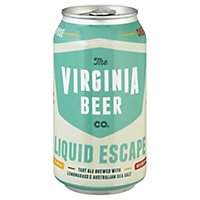 Virginia Beer Company Liquid Escape In Cans - 6-12 FZ - Image 1