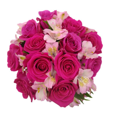 Overjoyed Boutique Rose Alstro Bouquet - Each - Image 1