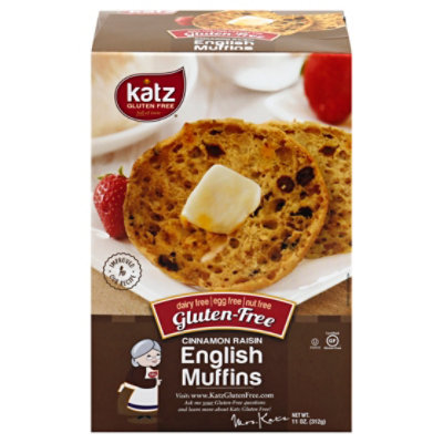 Katz Cinnamon Raisin English Muffins - 8.5OZ - Image 3