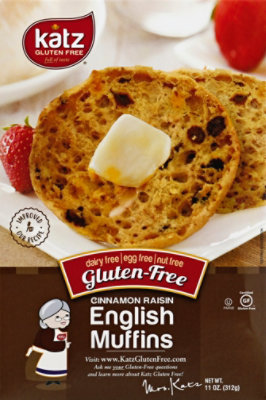 Katz Cinnamon Raisin English Muffins - 8.5OZ - Image 6