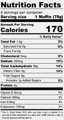 Katz Cinnamon Raisin English Muffins - 8.5OZ - Image 4