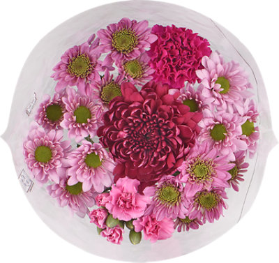 Petite Seasonal Mixed Pink Bouquet - Each - Image 1