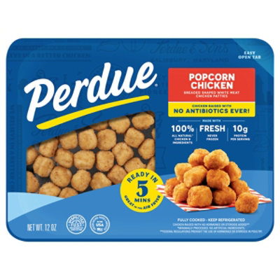 PERDUE Refrigerated Breaded No Antibiotics Ever Popcorn Chicken Bites Traypack - 12 Oz - Image 3