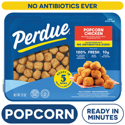 PERDUE Refrigerated Breaded No Antibiotics Ever Popcorn Chicken Bites Traypack - 12 Oz - Image 2