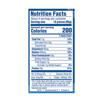 PERDUE Refrigerated Breaded No Antibiotics Ever Popcorn Chicken Bites Traypack - 12 Oz - Image 2