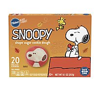 Pillsbury Ready To Bake Snoopy Shape Sugar Cookie Dough - 9.1 OZ