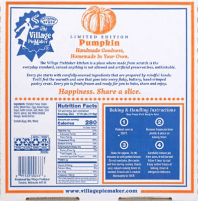 Village Piemaker Pumpkin Pie - 40 OZ - Image 6