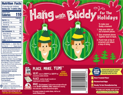 Pillsbury Ready To Bake Elf Shape Sugar Cookie Dough - 9.1 OZ - Image 5