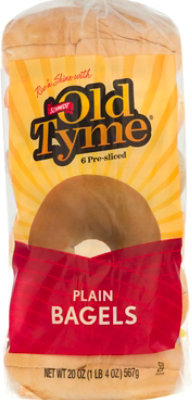 Schmidt Old Tyme Premium Plain Bagels Soft Bread - 6 Count - Image 2